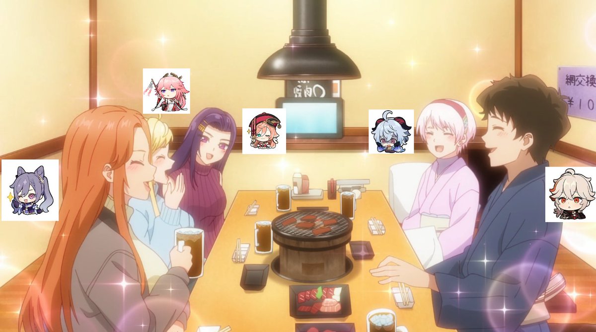 すごい焼肉卓ですね…。