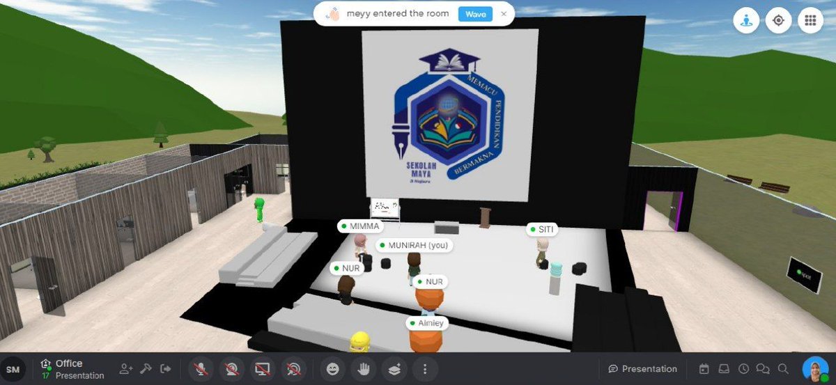 issuyoww's tweet photo. Virtual School Progress with Puan Mimma and A3 Family. https://t.co/i85aOusuNG