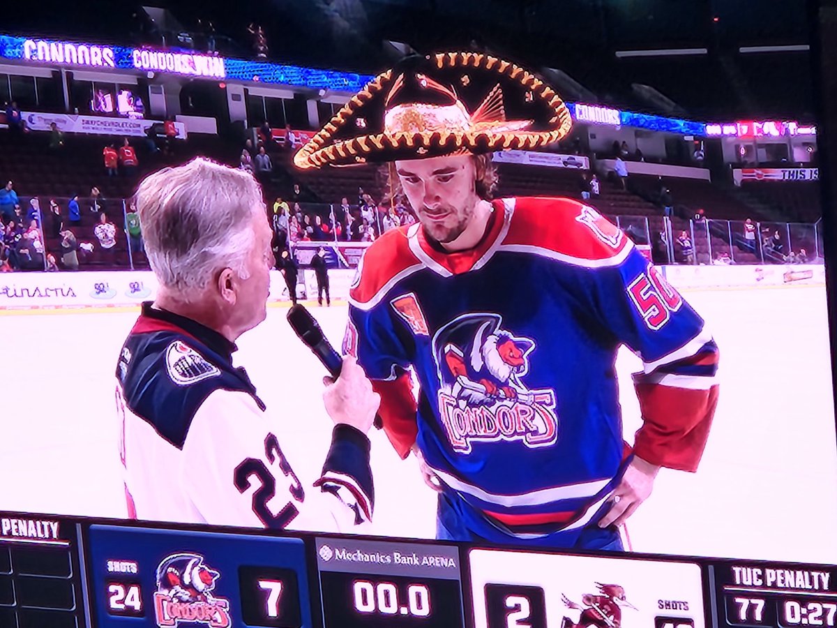 A #Condorstown hat trick tradition.  None better.