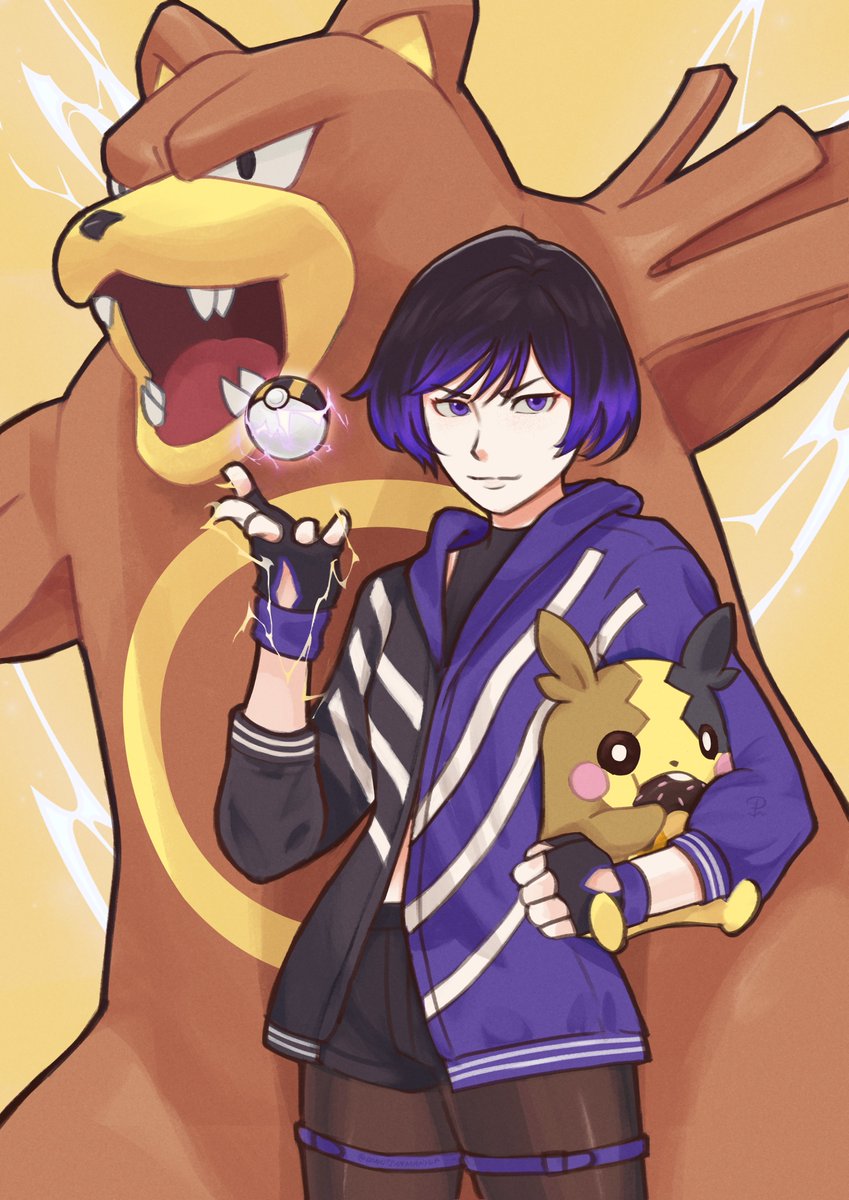 DonutsInManila's tweet photo. Reina enters the Pokken Tournament with Kuma (ft. Morpeko) ⚡️
#PokemonDay2024 #TekkenFanart https://t.co/EbqSExhLRP
