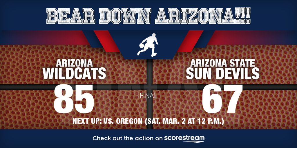 And that's a W! The #Wildcats!

A #TerritorialCupSeries SWEEP!

#BearDownArizona