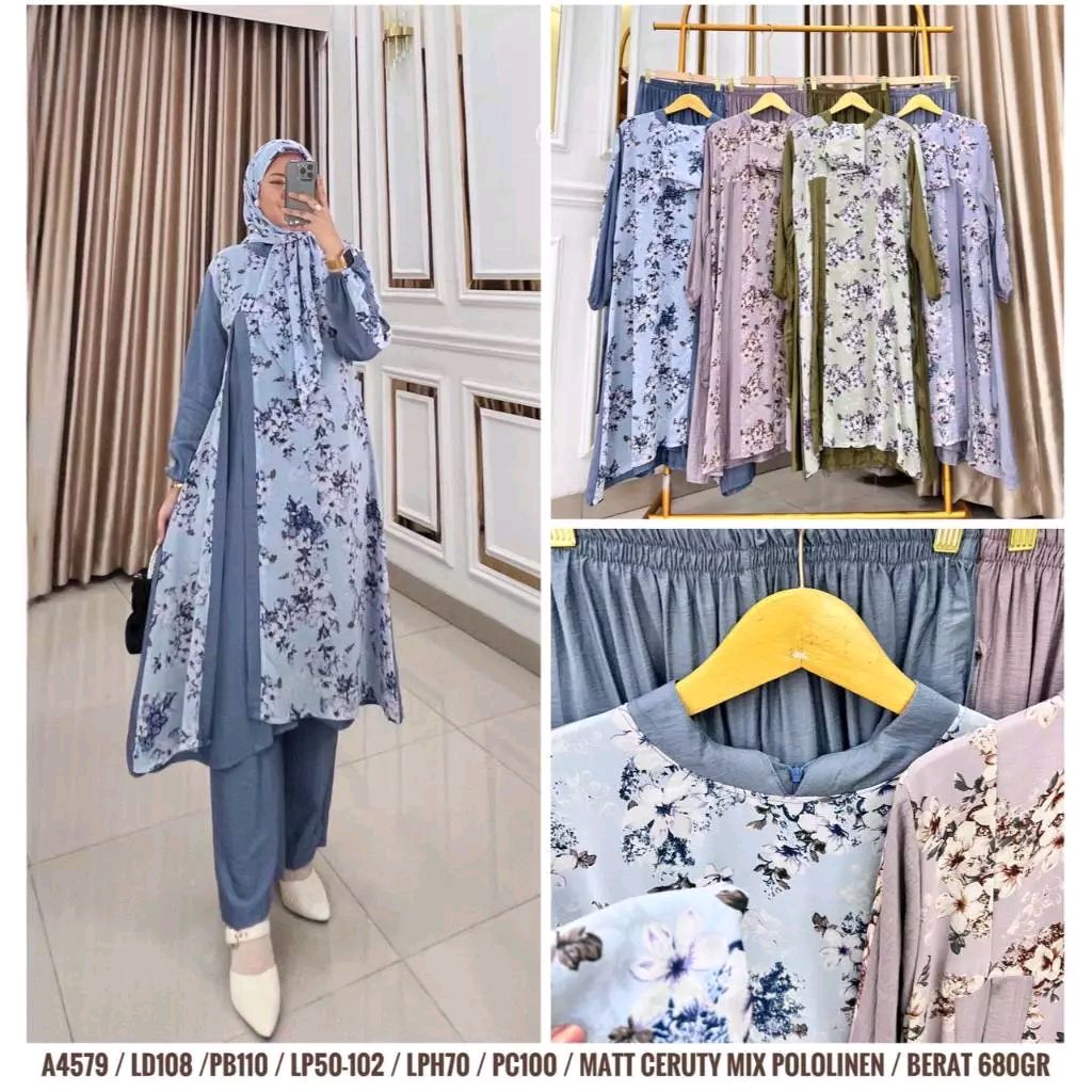 Set hijab oneset pololinen mix ceruty  Kode A4579 /A4495 / A4385  / A4285 / A4286 / A4148 / A3946 / A4020 / A4099 dengan harga Rp128.000. Dapatkan di Shopee sekarang! shope.ee/1qE98ggulw?sha…