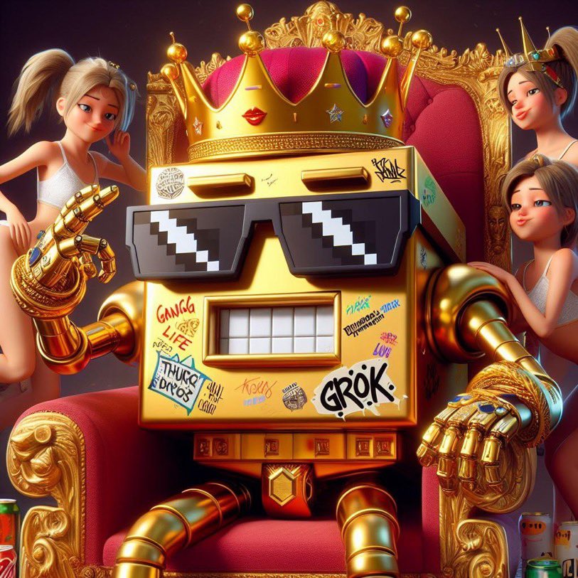 pepe_fgm's tweet photo. @elonmusk #GROK the king 🔥 https://t.co/RhXtClWcOR
