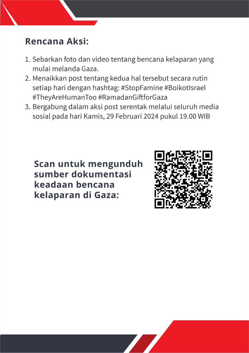 tnozpgc's tweet image. Yuk gabung #stopfamine #boikotisrael #theyarehumantoo #ramadangiftforgaza
