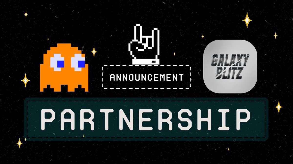 🔥PARTNERSHIP ANNOUNCEMENT🔥 @ghostgangfun shaked hands with @GalaxyBlitzGame - the first Sci-Fi #Web3 Strategy game to power up the gaming material.⚔️ 🤝The gaming union is on fire & waiting to get close exposure to both active player base. Get set to refine your gaming