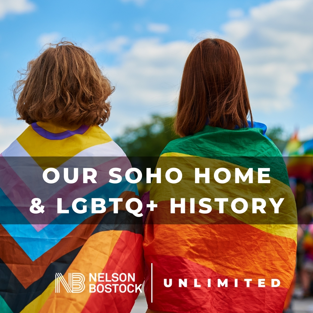U N L I M I T E D (@unlimited_grp) on Twitter photo 🌈 This #LGBTQHistoryMonth, <a href="/NelsonBostock/">Nelson Bostock UNLIMITED</a> has been reflecting on the history of our new Soho home, and why it’s so important to pay homage to this queer space in the heart of London.
Read the blog below. 👇
hubs.ly/Q02m3TPw0 🌈 This #LGBTQHistoryMonth, <a href="/NelsonBostock/">Nelson Bostock UNLIMITED</a> has been reflecting on the history of our new Soho home, and why it’s so important to pay homage to this queer space in the heart of London.
Read the blog below. 👇
hubs.ly/Q02m3TPw0