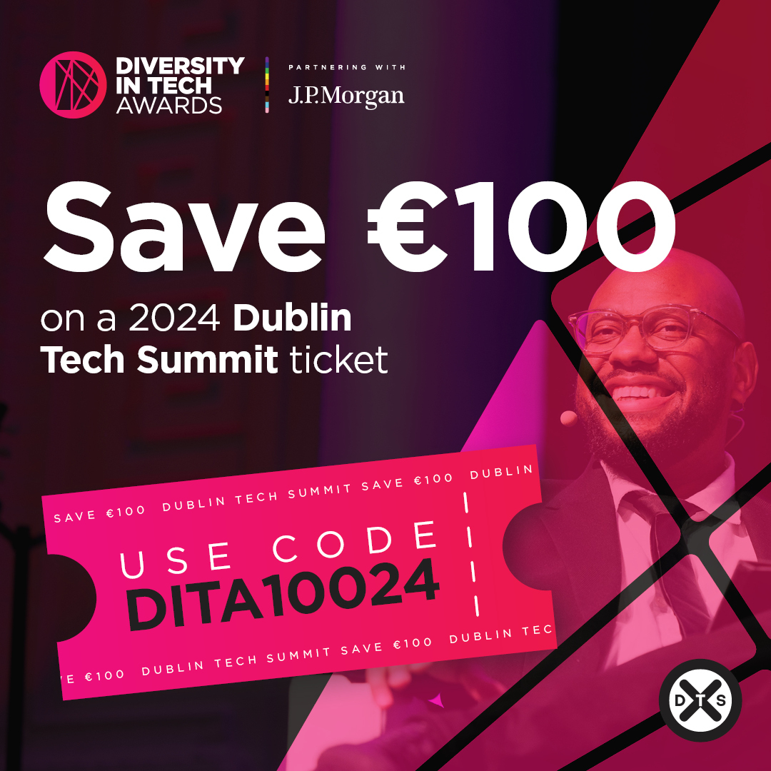 DITAwards's tweet image. Calling all Diversity in Tech enthusiasts!

Save €100 on your #dubtechsummit ticket using the code: DITA10024
Offer ends on Friday 1 March ⏳

Buy tickets here: hubs.ly/Q02mq9Cs0