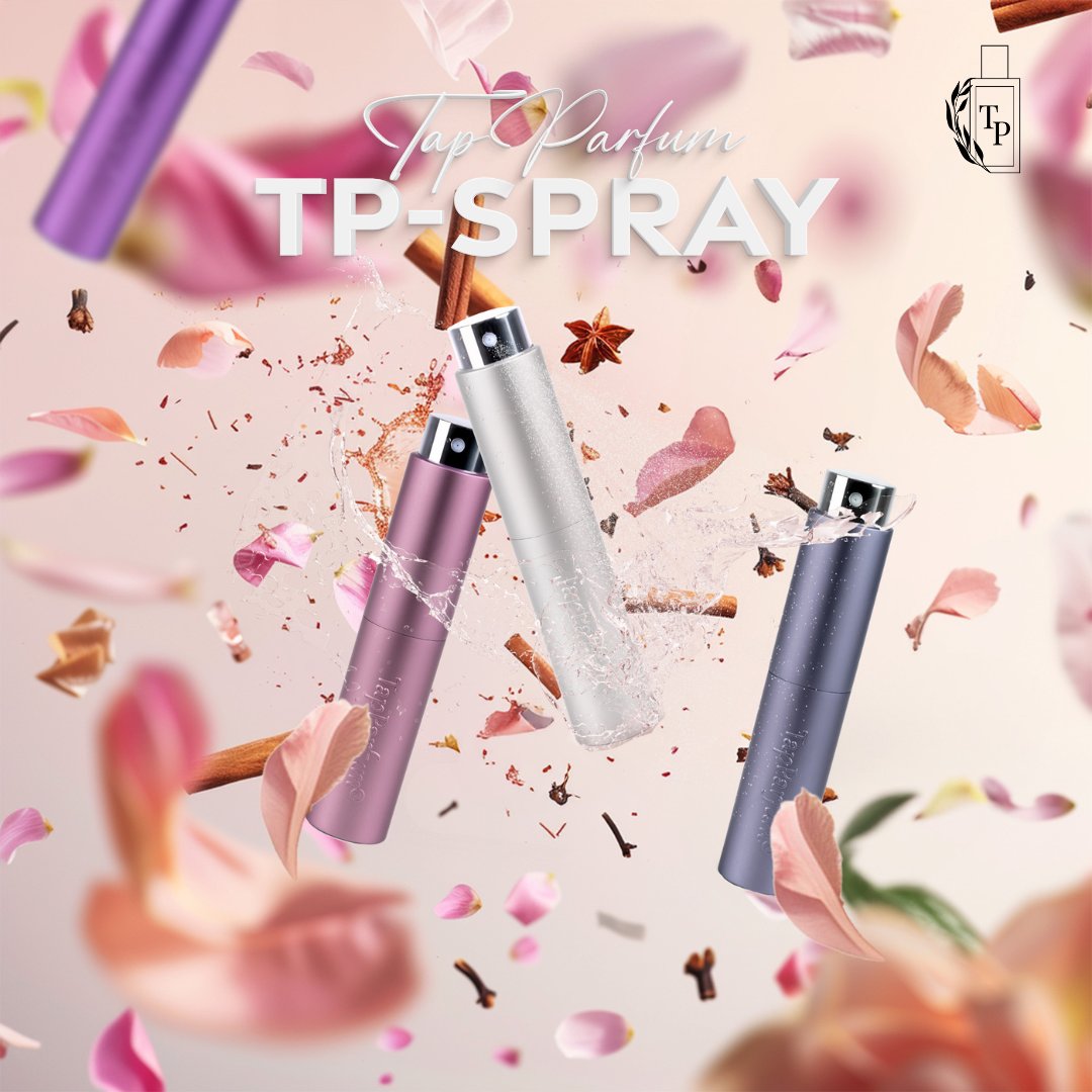TapparfumWorld's tweet image. Discover the perfect combination of style and scent, packed into a convenient TP-Spray that goes with you everywhere. 🌺

Indulge in endless possibilities and give yourself a confidence boost with a touch of TapParfum. 🎉 

#TapParfum #TPSpray #ScentExperience #Stylish