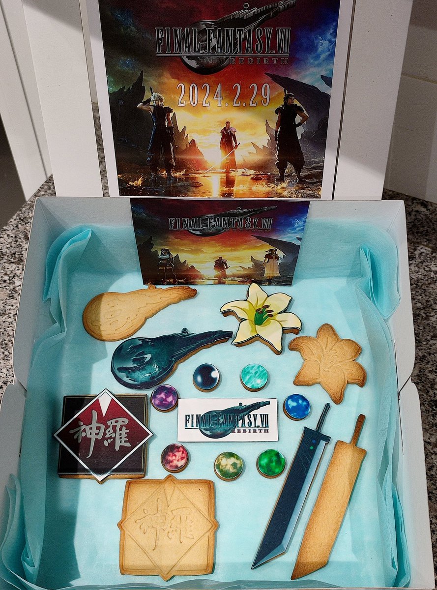 ny4ru's tweet image. 🔥 SORTEO 🔥

✨🎁 ¿Te gustaría ganar esta caja de galletas artesanas de #FinalFantasyVIIRebirth ? 🍪✨

TODO es comestible! 😋

1️⃣ RT a este tweet 
2️⃣ Sigue a @ny4ru 
3️⃣ Menciona a un amigo fan de FF7 con quién las compartirías
 
⌛️ Hasta el 06/03/2024 23:59

📍 Solo para España