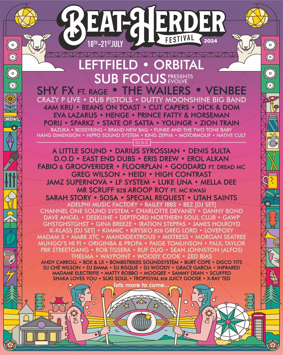 Always a great vibe at this fest so I’m happy to be returning to @Beatherder this summer for a dj set on The Ring stage. Tix beatherder.co.uk 18th to 21st July, Lancashire