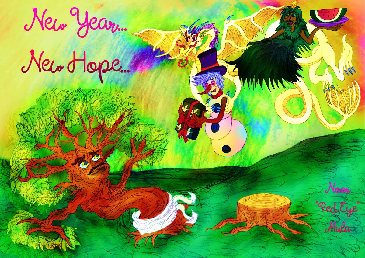 😁New Year, New Hope😁

INCREDIBLY late I know & was about to abandon this altogether but then thought 'now SCREW it, already worked on it now & besides better late than never🤪' 

#FrostyAndYuley #newyear2024 #dragon #dragon2024 #chinesedragon  #chinesenewyear2024 #sycamoretree
