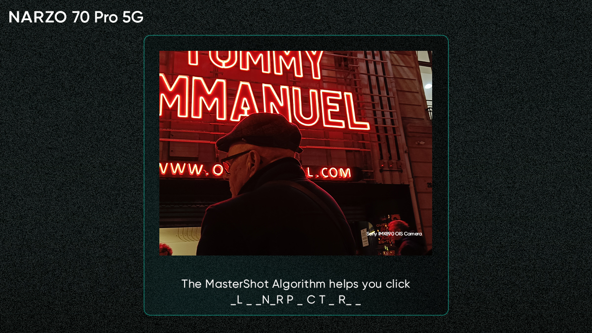 realmenarzoIN's tweet image. #ContestAlert 🚨
Calling all Tech Enthusiasts. Ready to score some #realmeGoodies?

Here&apos;s how to #win*:
1. Comment the answer below using #NARZO70Pro5G
2. Tag 3 friends!

#NARZORefinedSoftware

Need a hint? 👉 amzn.to/3OPGZ2D

*T&amp;amp;C Apply: bit.ly/3wFc7LM