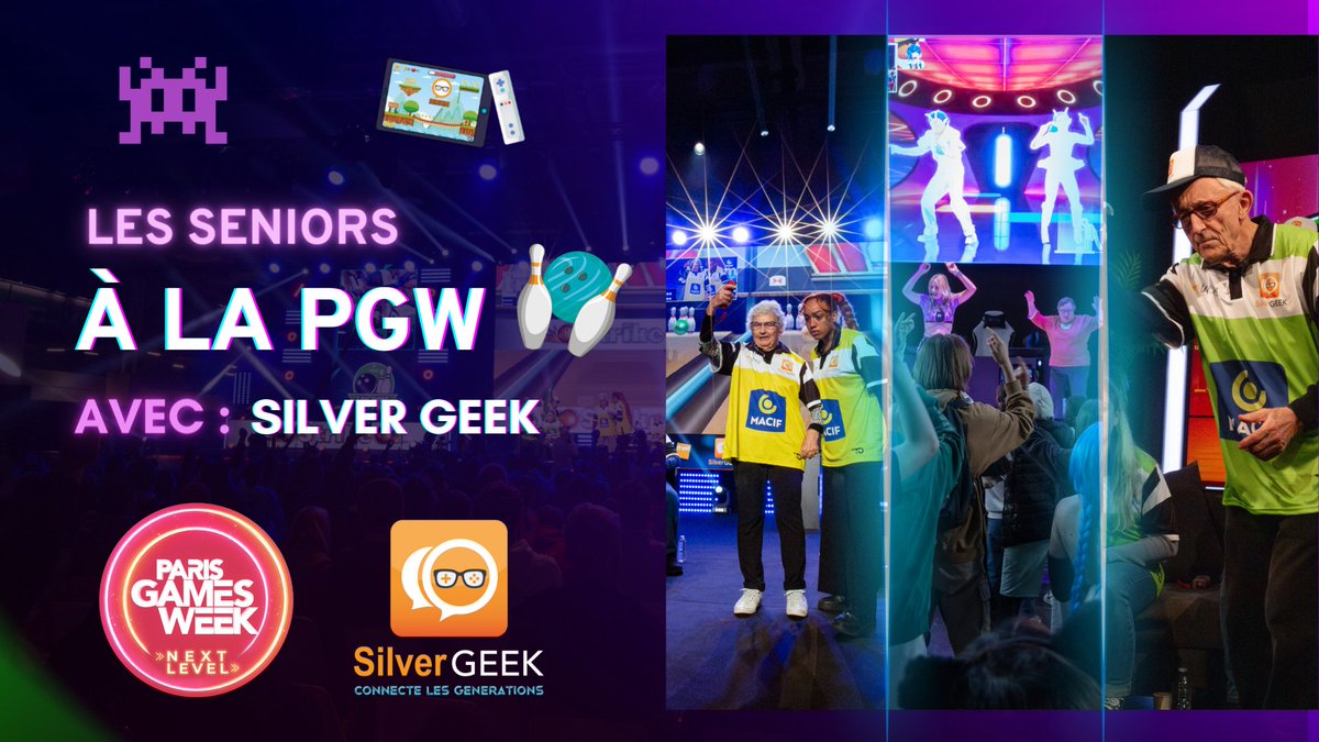 'Les Séniors à la @ParisGamesWeek avec Silver Geek', c'est disponible dès maintenant ! 📹 27 minutes d'images inédites sur la Finale Nationale 2023 du Trophée des Séniors Lien YouTube juste en dessous ⬇️