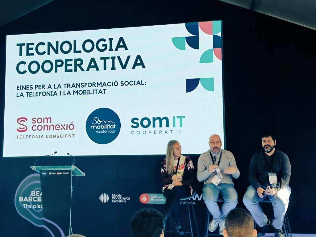 "L'objectiu no és esclafar la competència, sinó generar eines i projectes que facin créixer tot l'ecosistema". <a href="/somitcoop/">Som IT Cooperatiu</a> <a href="/SomMobilitat/">Som Mobilitat</a> <a href="/SomConnexio/">Som Connexió</a> <a href="/MWCapital/">Mobile World Capital Barcelona</a>