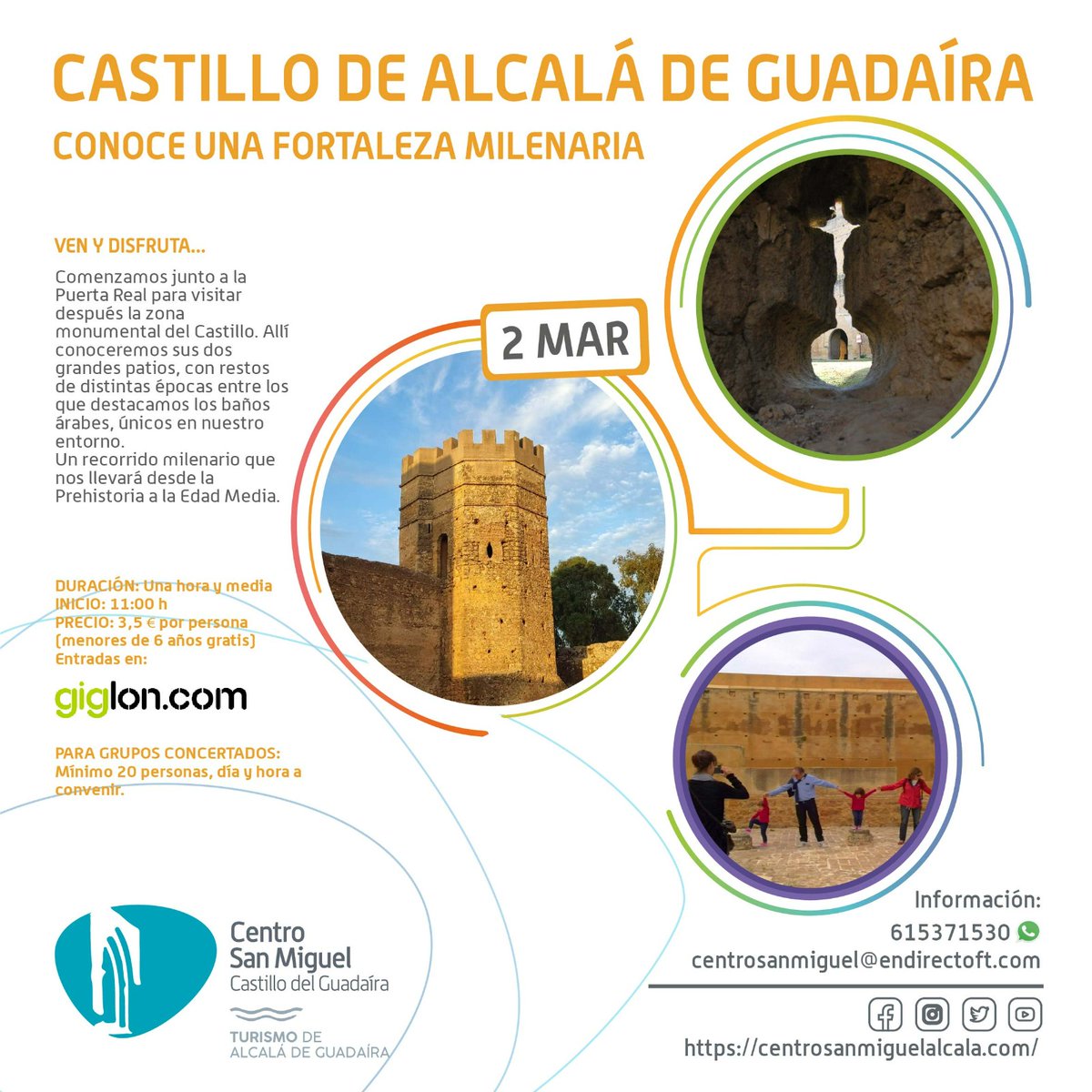 ¡Este sábado nos vemos en el Castillo de Alcalá!

centrosanmiguelalcala.com/event/castillo…