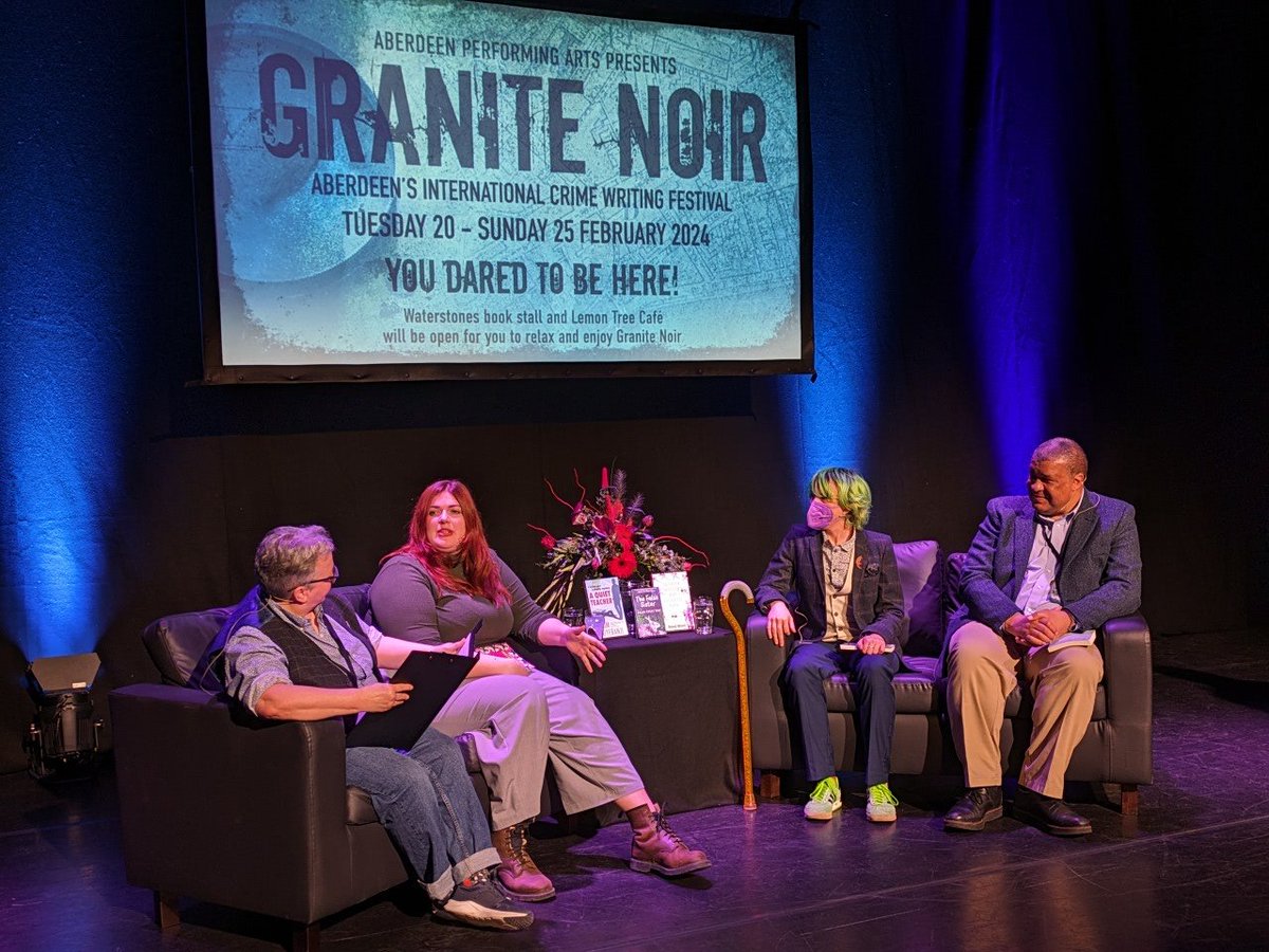 lifeisafestival's tweet photo. If you're looking for exciting new books to read, last weekend's @GraniteNoirFest had a packed programme of top UK and international authors 📚🎉 Blog review now online, really enjoyed my time in #Aberdeen! https://t.co/0bKjIRKkN7 #crimefiction #writingcommunity #GN2024 https://t.co/rMRg4UREvd