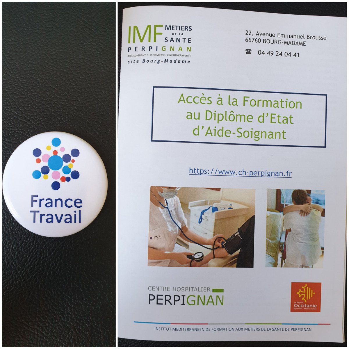 LnTolza's tweet photo. #francetravail #formation #imfas #montagnescatalanes
France Travail Prades est à Saillagouse avec l’Institut Méditerranéen de Formation aux Métiers de la Santé pour présenter la formation d’Aide-Soignant.
Merci à Alexandra  et Audrey pour leur animation https://t.co/KsUg1anylf