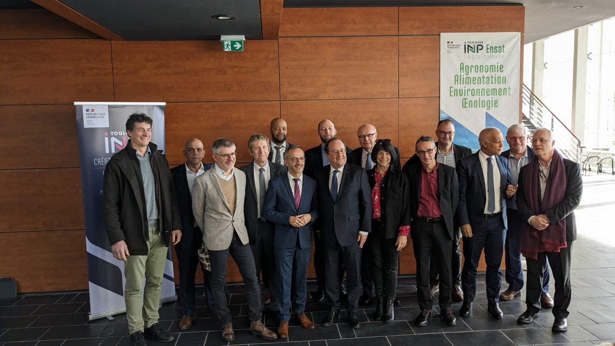 [Conférence #AgricultureDeDemain]
Aujourd'hui a lieu la conférence sur
« L'agriculture de demain au cœur de nos préoccupations » à l'@ENSAT INP en parallèle du salon de l'agriculture.
#SIA2024 #Agriculture