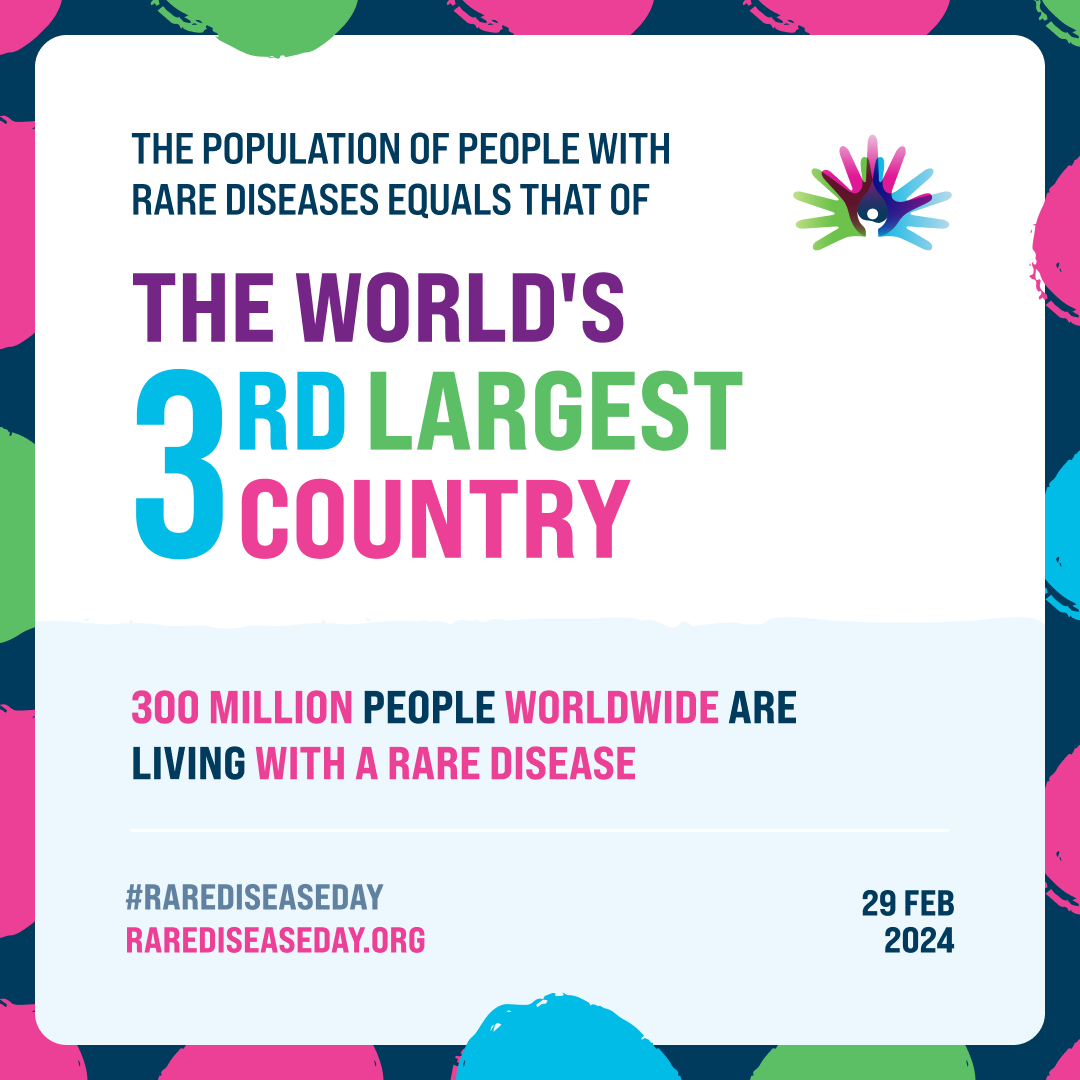 GMPNAN's tweet photo. Raising awareness and generating change for the 300 million people worldwide living with a rare disease, their families and carers.
#RareDiseaseDay #ShareYourColours #Awareness #LightUpForRare https://t.co/B8JSmXk7fg