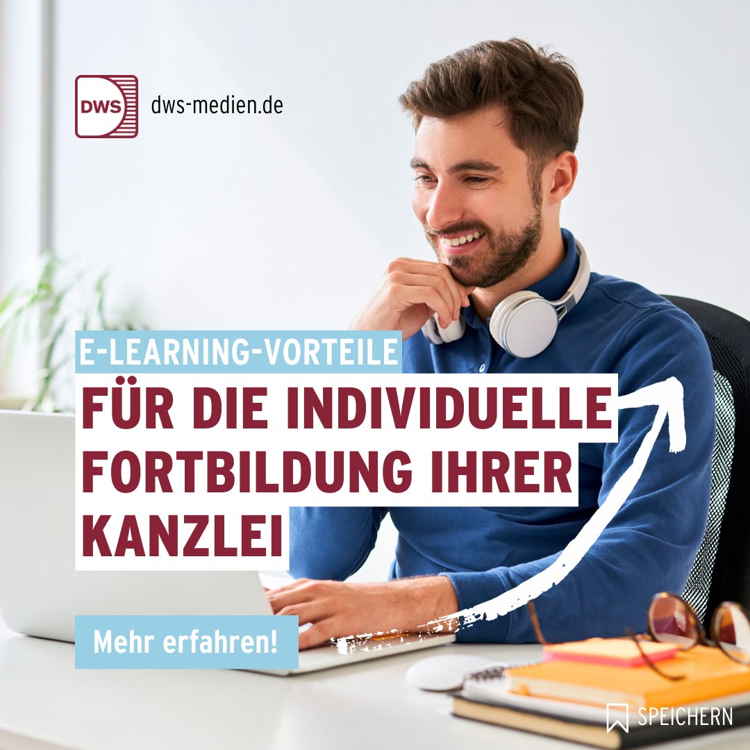 DWS_Medien's tweet photo. 🌐 Wissen erweitern: E-Learning-Lösungen für Steuerexperten! https://t.co/tZcsrltKgE https://t.co/1LDACsdkrz