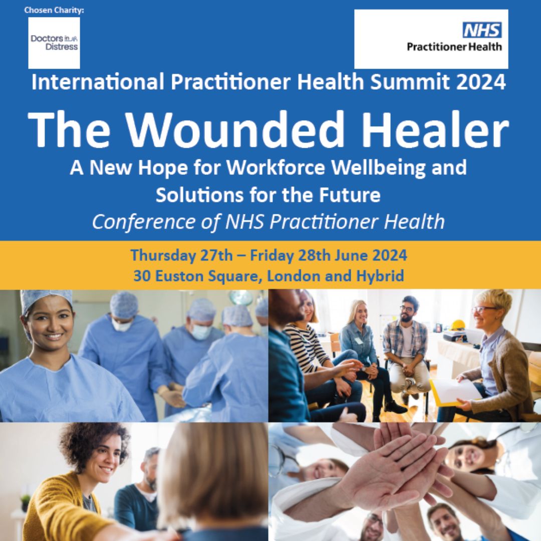 Open to all #healthcareprofessionals the International Practitioner Health Summit: #WoundedHealer24 conference takes place in person in London and virtually on 27-28 June 2024.

Find out more and to book your ticket: lnkd.in/dAkW6iFv

@NHSPracHealth #NHSPractitionerHealth