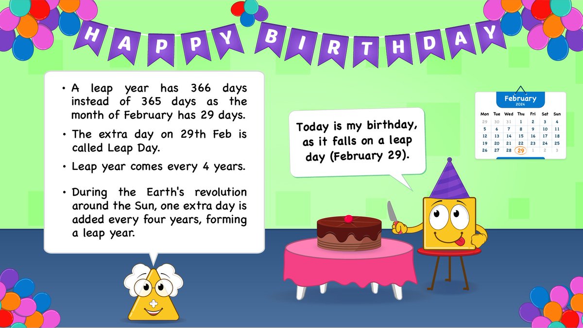 unclemathlab's tweet image. Squarho celebrates his birthday on February 29. Wish him Happy Birthday!