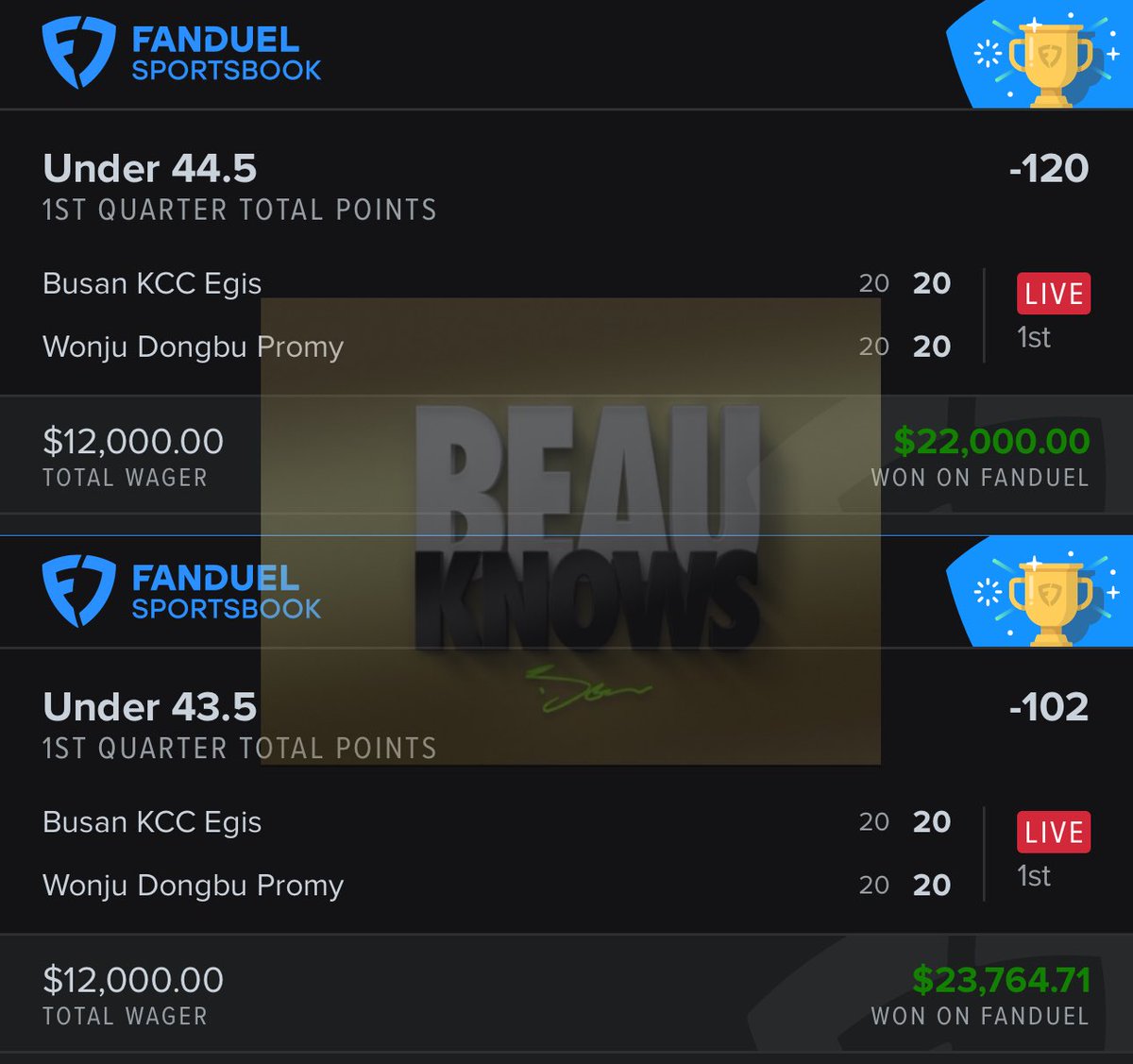 BeauLWagner's tweet photo. Think I was done? Not until I hit 100K 🏧💵 https://t.co/xWMhh00M2J