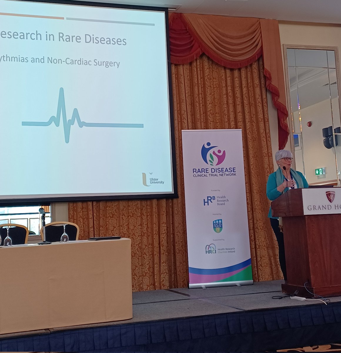 'How I see research is impacted by  my perspective' @lorrainemac10 is a passionate patient and family advocate talking to the theme of research perspectives and #SADS #CPVT #RareDisease #PPI #RareTrial24 @UlsterUniSoNP @UlsterUniPhD