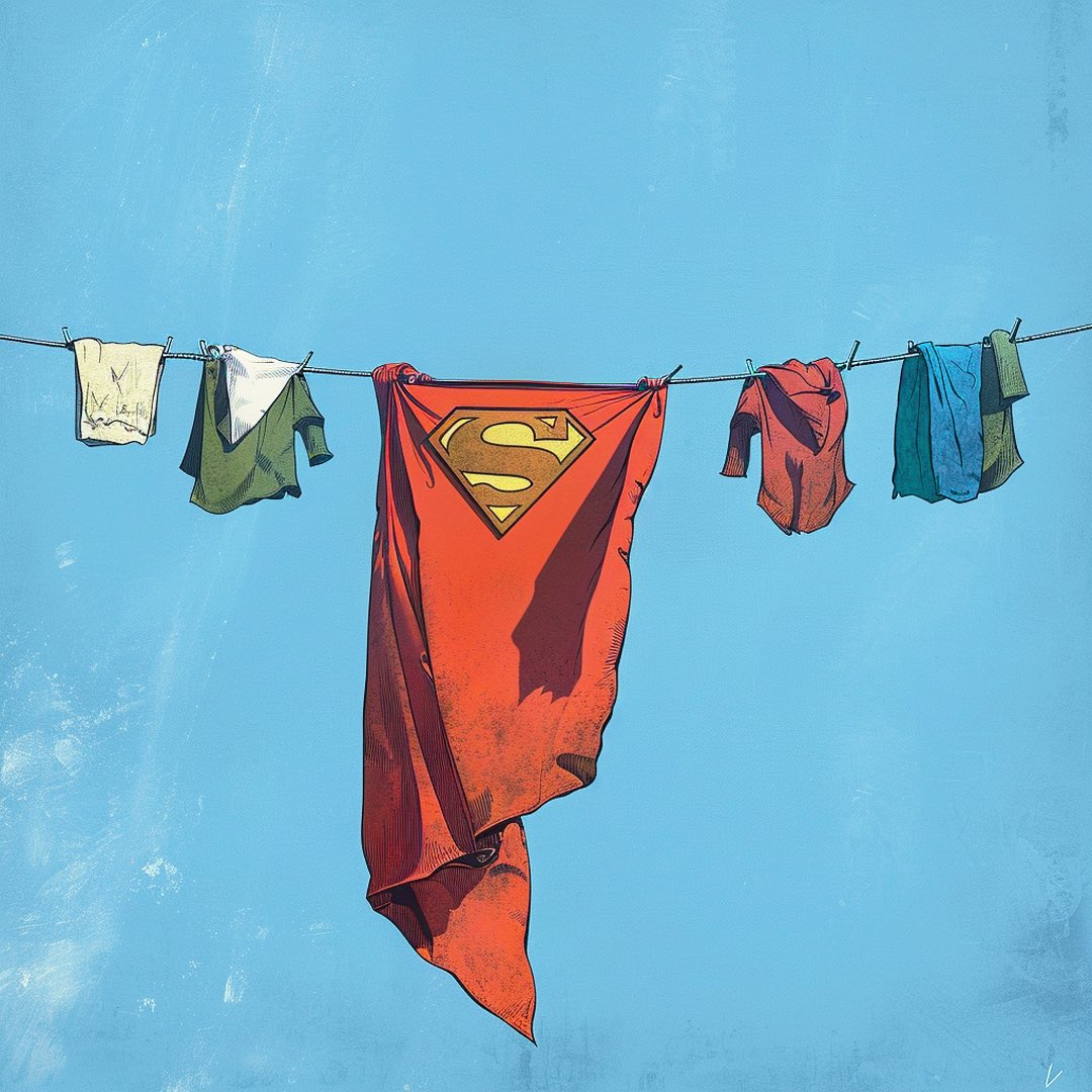 Even capes need an extra day to dry sometimes #leapday2024