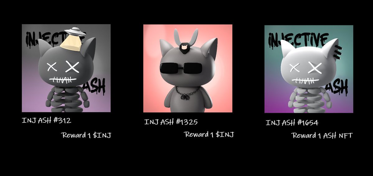 InjectiveAsh's tweet image. Hunt those NFT down on @ProtocolTalis among 54pcs un-minted Ash and get your bounty 💀

injective.talis.art/launchpad/inj1…

1 Extra Ash NFT giveaway to those that 
Like + RT + Tag 1 $INJ frens

#Injective #INJ #InjectiveNFT