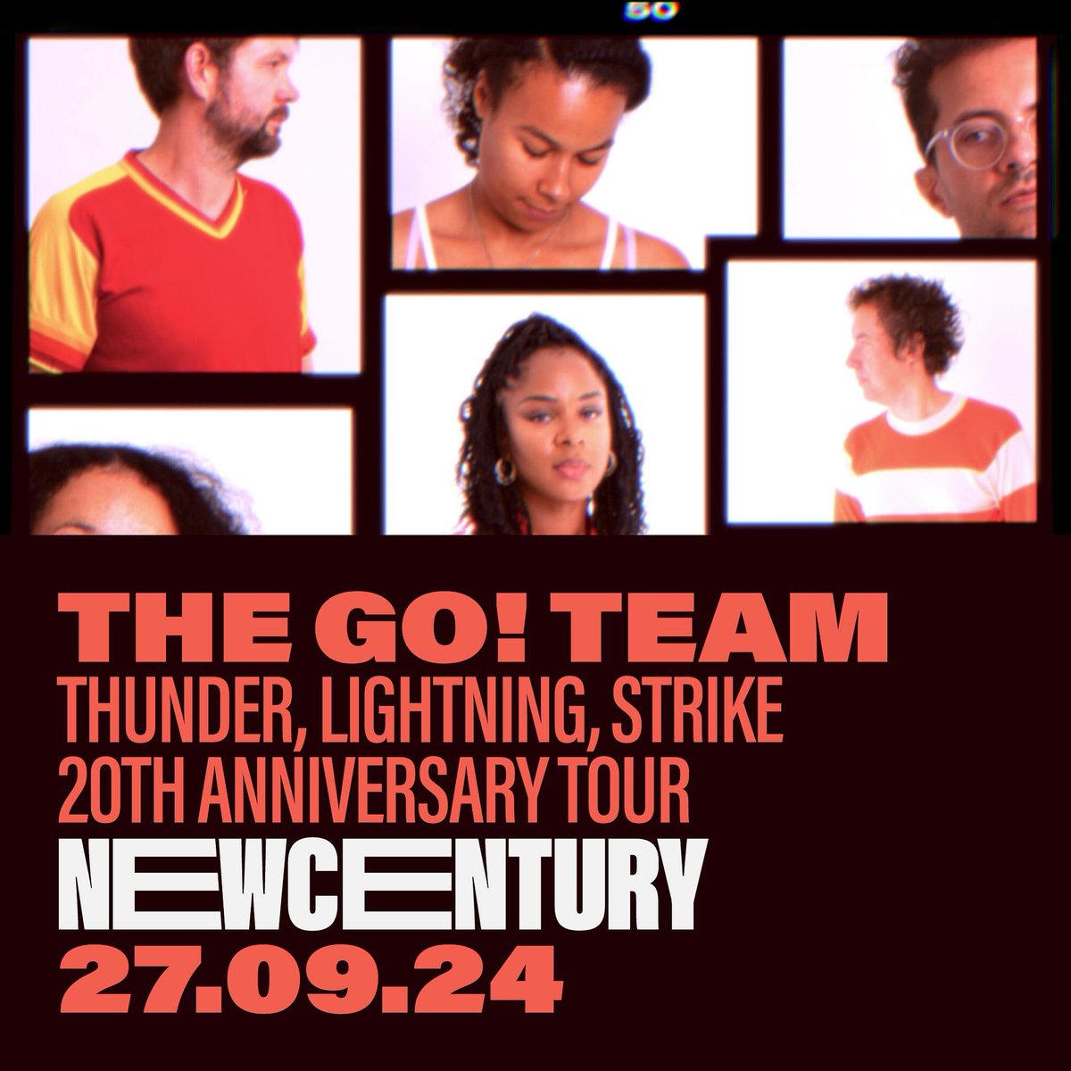 It’s 20 years since @the_go_team burst onto the scene with ‘Thunder, Lightning, Strike’, and to celebrate the band have announced a show at New Century at which they will play the album in full. Tickets on sale tomorrow via link.dice.fm/Jd1f6b927449