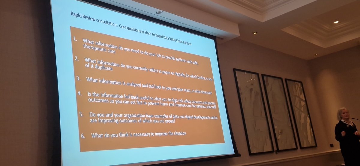 Ayesha Rahim (@ayesharahimccio) on Twitter photo Absolutely delighted that <a href="/DrG_NHS/">Geraldine Strathdee</a> has joined us today for the first NHS digital mental health conference, outlining the rapid review into data in MH in-patient settings. Slide below is the "data value chain". Worth asking in all our organisations #DigitalMH24 Absolutely delighted that <a href="/DrG_NHS/">Geraldine Strathdee</a> has joined us today for the first NHS digital mental health conference, outlining the rapid review into data in MH in-patient settings. Slide below is the "data value chain". Worth asking in all our organisations #DigitalMH24