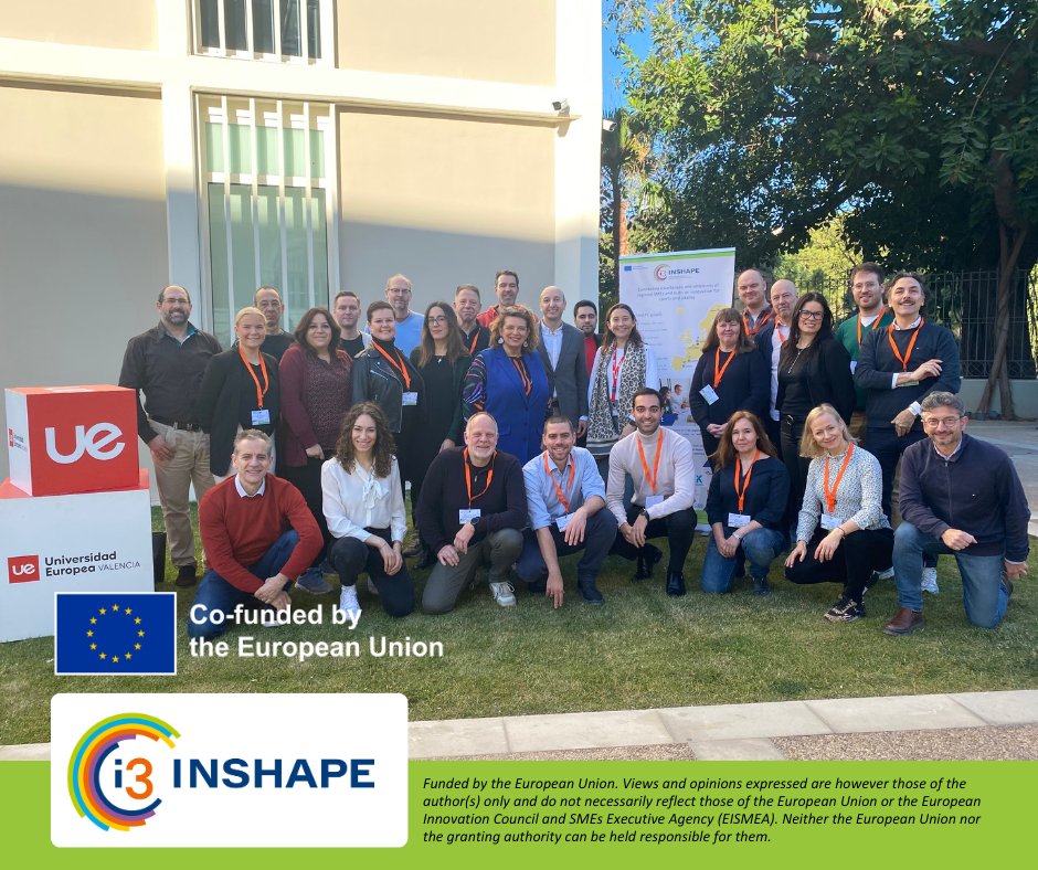 I3-INSHAPE: Boosting data power for #SMEs in the sports &amp; vitality sector! 🇪🇺

Partners met in Valencia to discuss the new data portal &amp; services coming soon to help SMEs reach new heights in the European market 🚀

Contact and follow us for more!
#innovation #interregional #hub