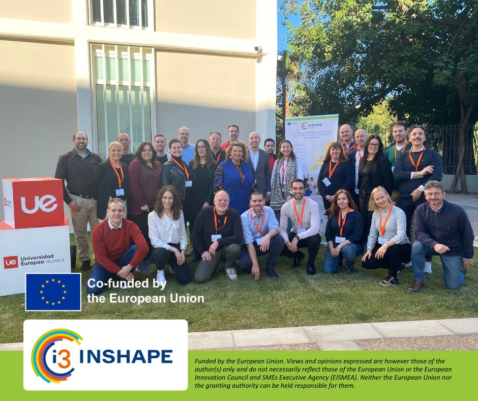 I3-INSHAPE: Boosting data power for #SMEs in the sports & vitality sector! 🇪🇺 Partners met in Valencia to discuss the new data portal & services coming soon to help SMEs reach new heights in the European market 🚀 Contact and follow us for more! #innovation #interregional #hub