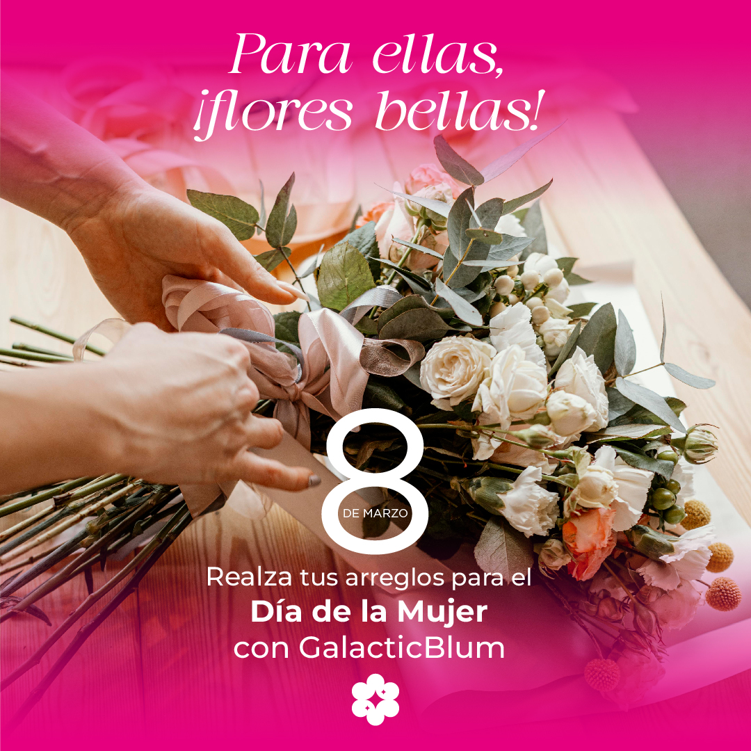 𝑷𝒂𝒓𝒂 𝒆𝒍𝒍𝒂𝒔, ¡𝒇𝒍𝒐𝒓𝒆𝒔 𝒃𝒆𝒍𝒍𝒂𝒔!💐✨😀
Realza tus arreglos para el próximo 8 de marzo, Día de la Mujer, con 𝗚𝗮𝗹𝗮𝗰𝘁𝗶𝗰𝗕𝗹𝘂𝗺👌.

🪻 galacticblum.com

#artefloral #regalos #flores #floristerías #floristas #DíaDeLaMujer #8M #8deMarzo #8Marzo