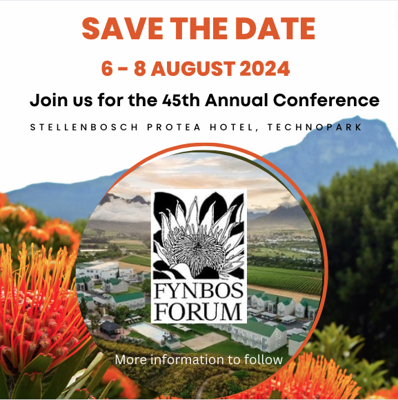 SAVE THE DATE!

6-8 August 2024

fynbosforum.co.za