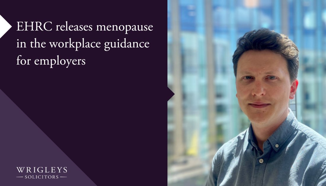 Our associate Michael Crowther takes a closer look at the EHRC guidance on #menopause in the workplace which aims to help inform employers of their legal obligations when supporting staff experiencing the menopause. 
 bit.ly/49xLFCm   
#hr #menopauseintheworkplace