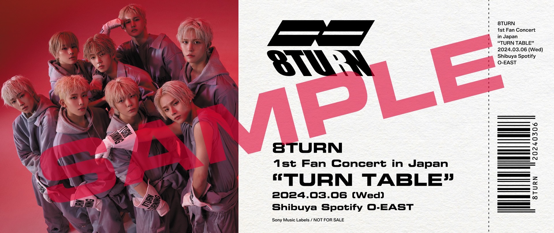 8TURN エイトターン 1st Fan Concert サイン会 サイン 8TURN エイトターン 1st Fan Concert サイン会 サイン（3/10 1:1