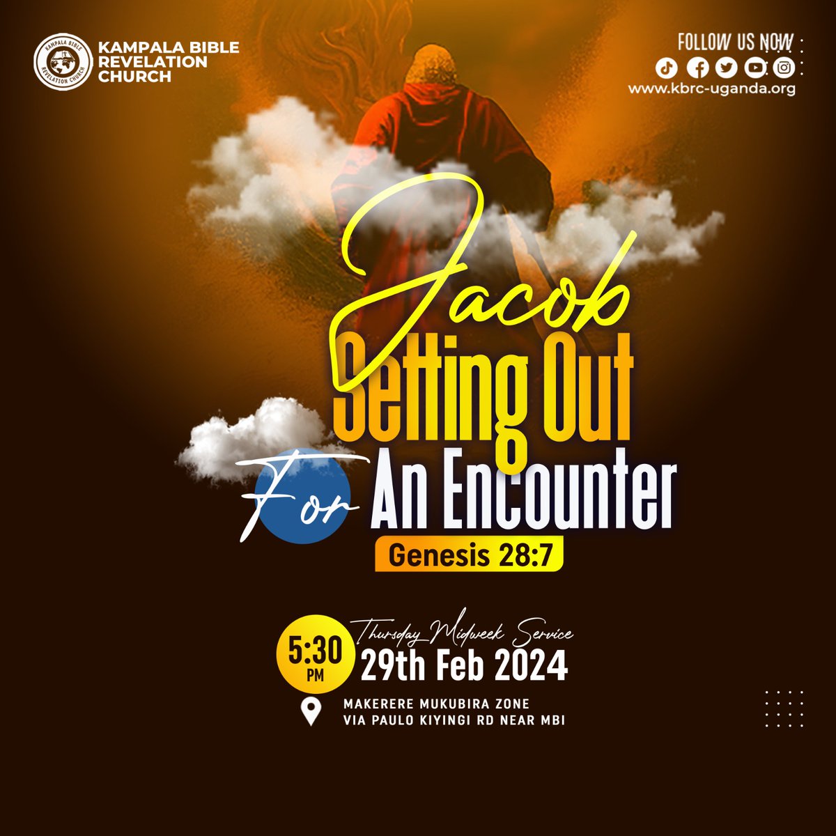 kbrcChurch's tweet image. #ThursdayMidweekService

Beloved, It is our Midweek Service today at 5.30pm!

We&apos;re more than excited to have you join us online or here in Makerere - Mukubira.

Come along with a friend and share our links please.
#Kbrc-uganda | A People Placed And Multiplying