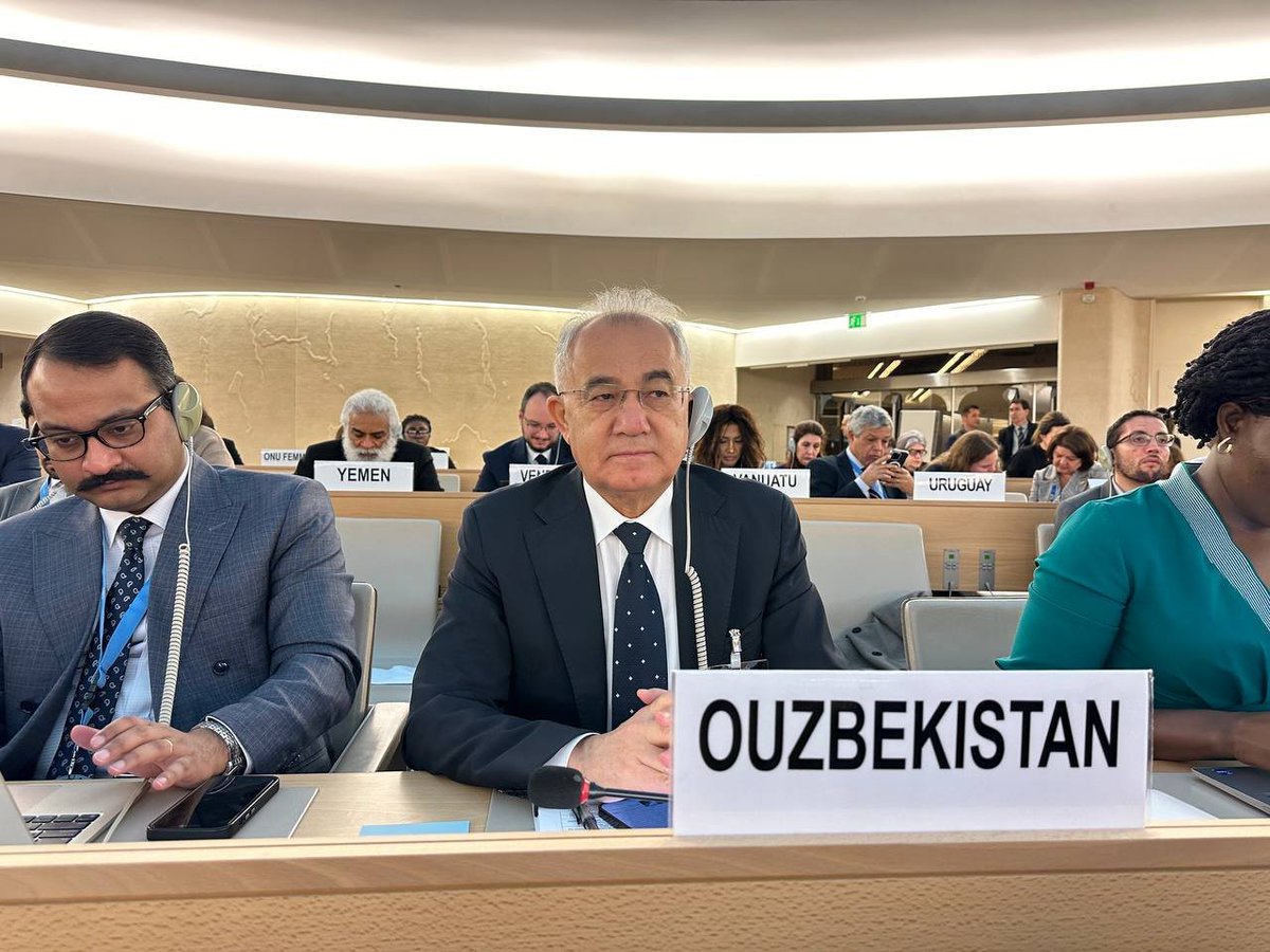 The delegation of Uzbekistan took part at the High-level Segment of the 55th session of the United Nations Human Rights Council belgium.mfa.uz/news/33181?lan…