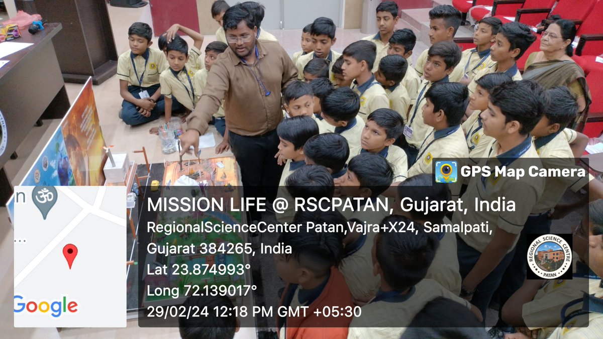 @RscPatan conducted an awareness program on Mission Life organized by #GUJCOST & supported by #GEDA. About 256 students, teachers & visitors took pledge to adopt #Lifestyle_for_Environment.
#LeapDay #MissionLife #ScienceCarnival #NSDforViksitBharat2047 
@InfoGujcost @dstGujarat