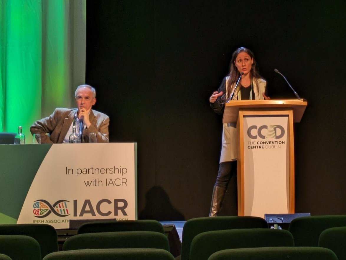 Yesterday 28th February, @LauraSoucek , our CEO, presented 'Advances in the development of a clinically viable MYC inhibitor' in the EACR-AACR-IACR conference 'How to bring basic science discoveries to the clinic', in Dublin. eai2024.org