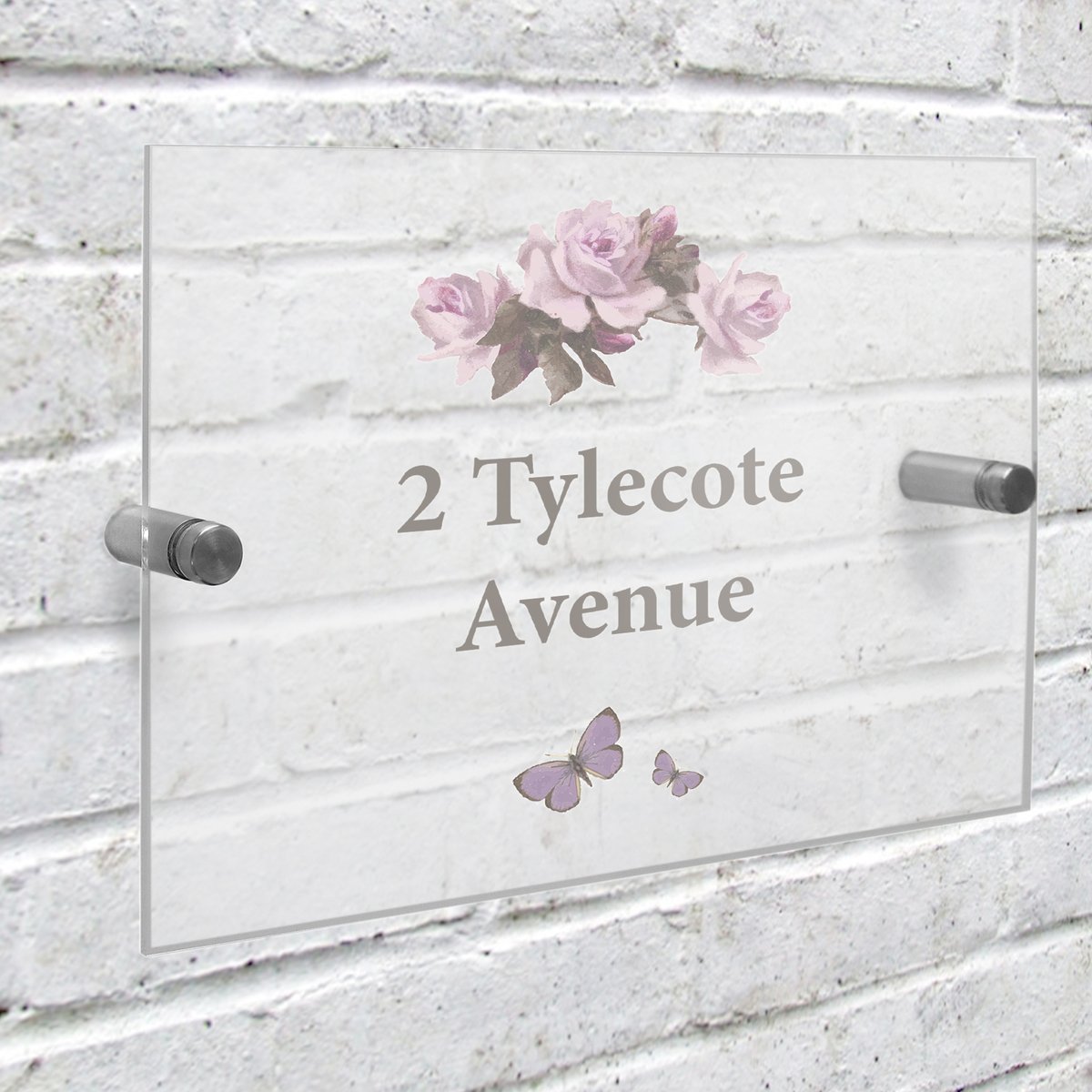 New on the website, this acrylic house address sign comes with screw holes, screws, wall plugs and instructions to attach lilybluestore.com/products/perso…

#home #address #housesign #personalised #newhome #MHHSBD