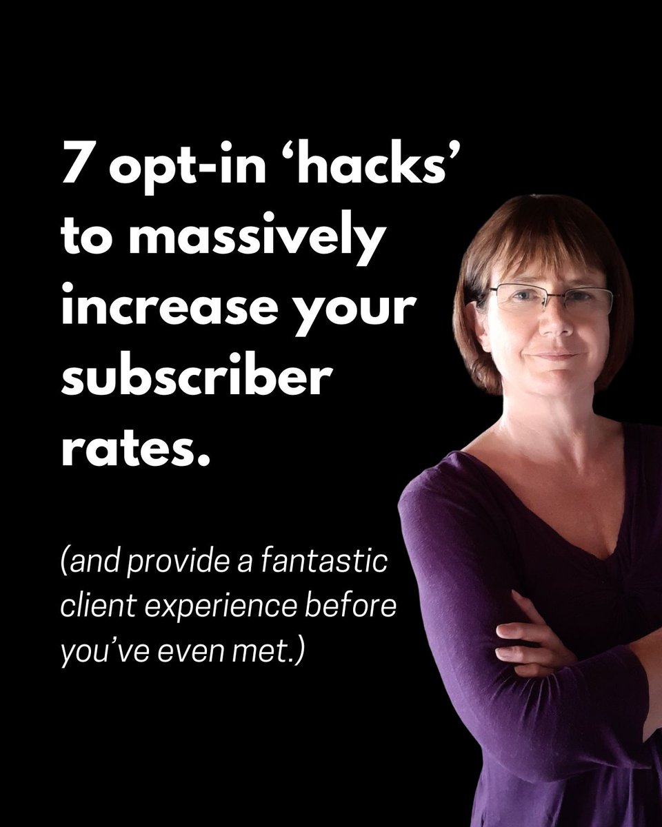 EmmaValahu's tweet photo. 7 “hacks” for massively increased newsletter opt-ins for management consultants:

 1. Put your newsletter sign-up link at the TOP of your homepage. Don't bury it at the bottom.

 2. Pin the link the the top of your profile here

3. 👇 https://t.co/To2fZCoSvh