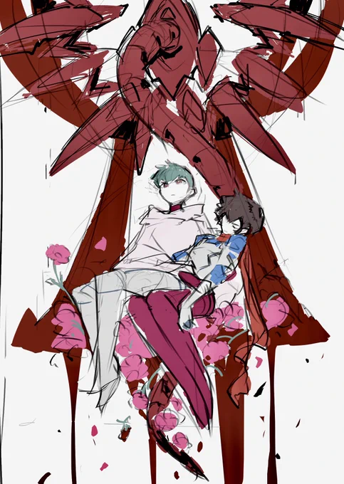 #今月描いた絵を晒そう
2/4
ゲッター系らくがき 