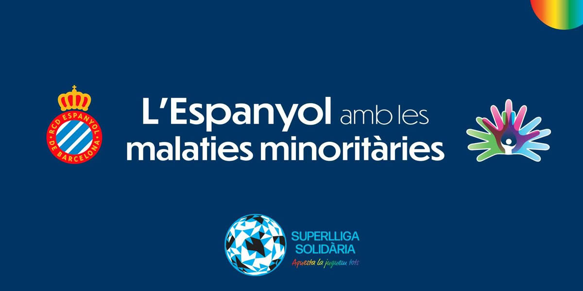 El
<a href="/RCDEspanyol/">RCD Espanyol de Barcelona</a>
es suma al Dia Mundial de les Malalties Minoritàries! El proper partit davant la SD Huesca arrencarà amb una foto de l'onze inicial de l'Espanyol amb un grup de nens i nenes de la FECAMM.  

patient73.org/news/65e05c22e…