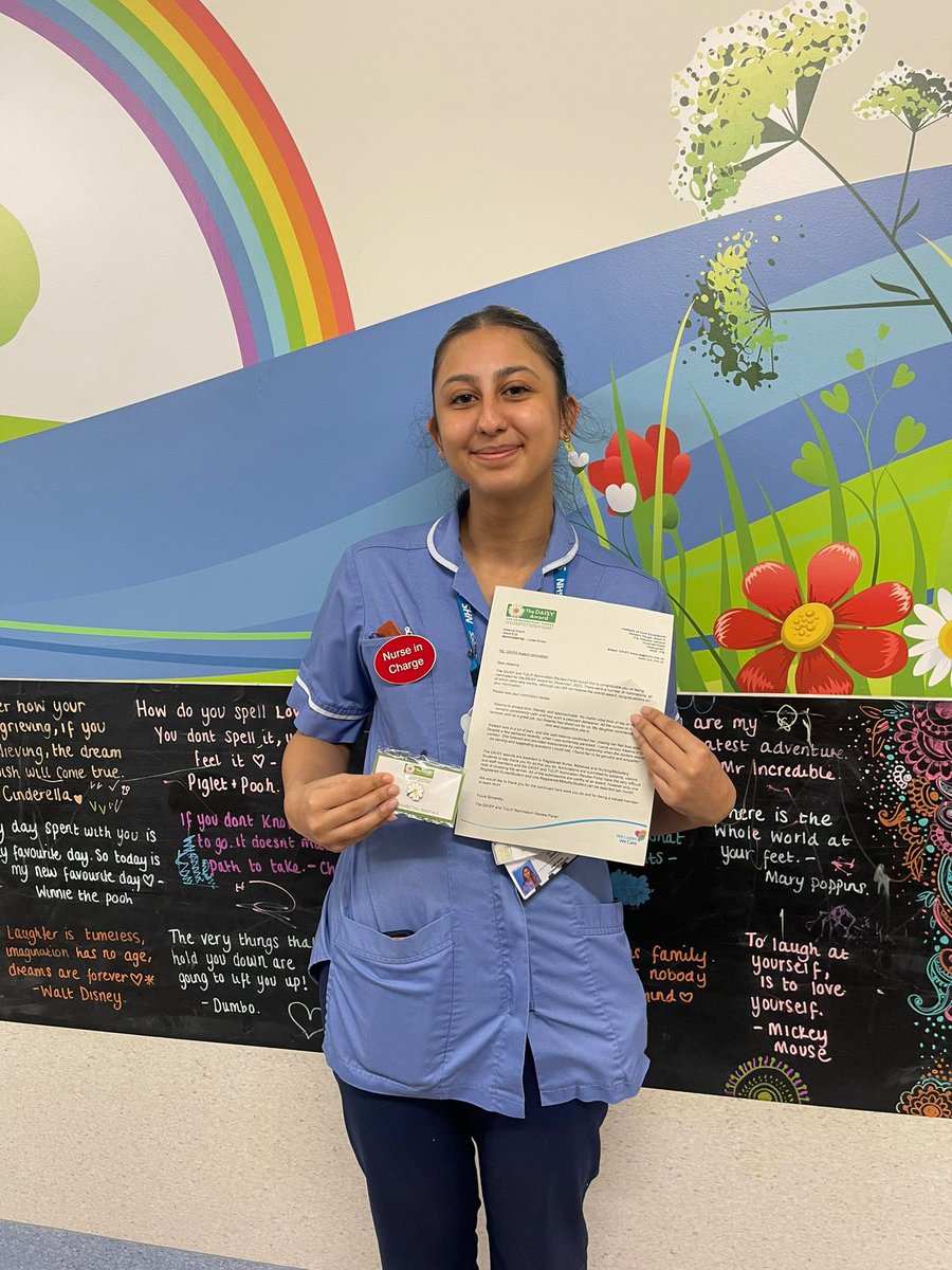Another E39 @DAISY4Nurses nomination for our Aleema this month! Well done Aleema we're so proud of you and the care you give ❤️ 🫶🏻 🌼