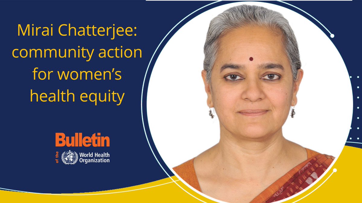 Mirai Chatterjee from @SEWABharat talks about overcoming #inequity and tackling the social determinants of #health impacting #female informal sector workers through collective action ➡️bit.ly/3UTuMxJ