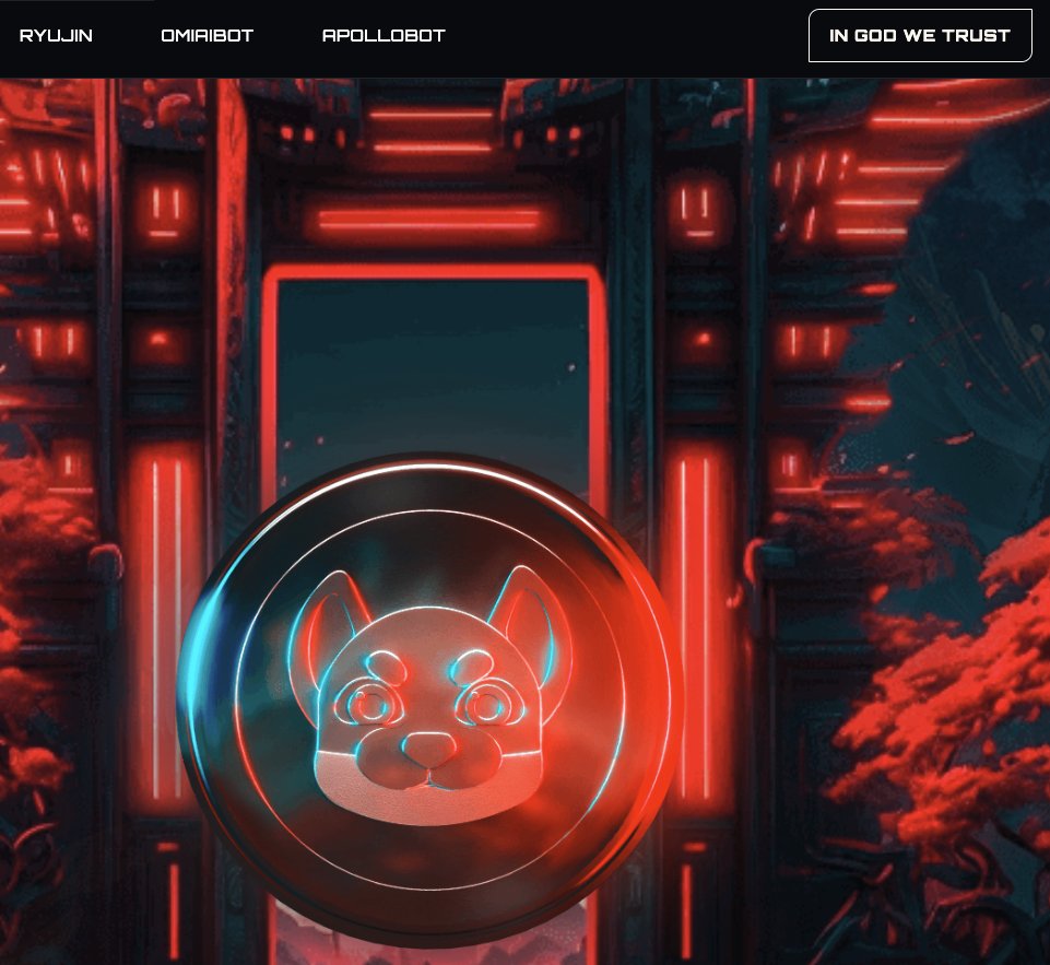 Hello fam,

1). Website has been upgraded with RyuJin, OmiAi and Apollo BuyBot links.

2). Apollo BuyBot is available for Public use (ETH chain). t.me/Apollo_PublicB…

3). Minor fixes are done on Apollo BuyBot. t.me/Omi_BuyBot

4). RyuJin BuyBot is live.