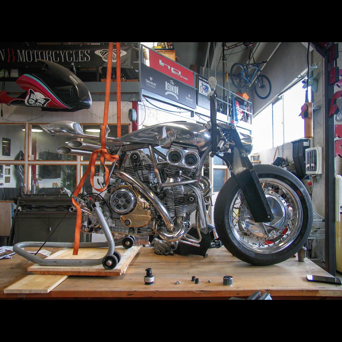 b_motorcycles's tweet image. Almost ready to take everything apart on this one too.
Hopefully. 
If I don&apos;t come up with some last minute overcomplicated stupid idea like usual. 
.
#Nomad #nomadproject #ducati #900ss #betterlatethannever